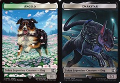 Angelo (0019) // Darkstar (0020) Double-Sided Token - Foil
